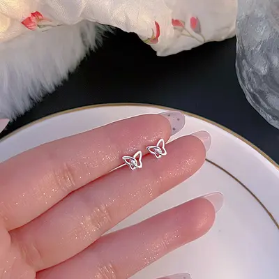 S925 Silber Ohrstecker für Damen mit Knorpeldesign - 11