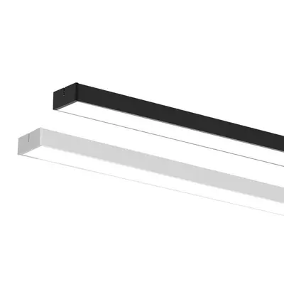 Quadratische LED-Röhrenleuchte Bürolichtstab LED-Streifen Licht Büro Supermarkt Geschäft kommerzielle Aluminium-Hängeleuchte Drahtstab-Leuchtstab Kronleuchter Anpassung