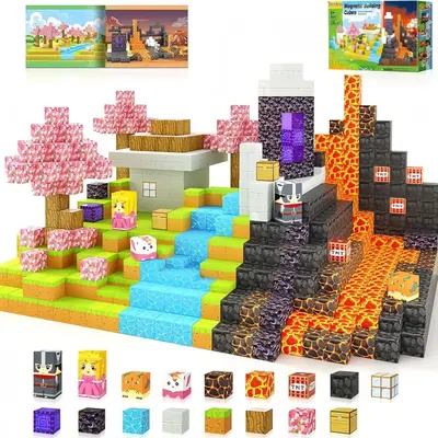 Magnetic Building Blocks, Hell Portal Design, Educational DIY Toy - 10