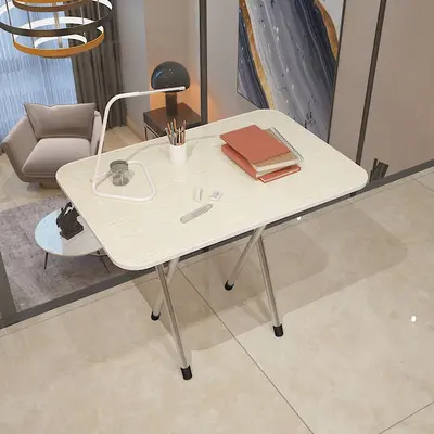 Simple home type rectangular folding rental table dormitory portable dining table outdoor counter table manufacturer wholesale - 10
