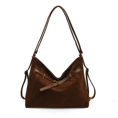 Vintage Matte Women's Handbag, Large Capacity, Casual Tote and Backpack - 6