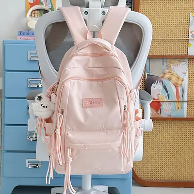 Large Capacity Girls' School Backpack for Primary, Middle and High School - 12