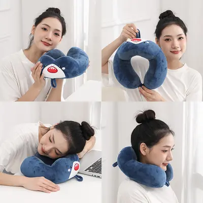 Cartoon PP Cotton U-Shaped Pillow Embroidered - 3