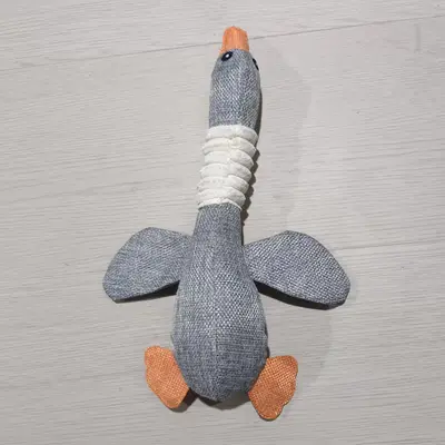 Peluş köpek oyuncağı top, renkli şerit ve çan sesi - 9