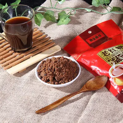 Huixuan Alter Roher Braunzucker 258 g, Einzelbeutel, sofort löslich