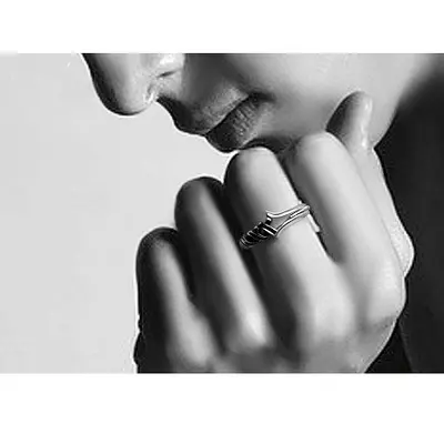Originales Design Damenring mit Dornen, 925er Silber, modisch, schlicht, einzigartig, vintage Thai-Silberring, modischer verstellbarer Ring. - 7