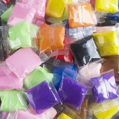 12-Color Ultra-Light Space Clay with Eraser, 10g Packs for Kids DIY - 7