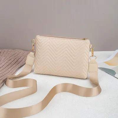 Gewellte bestickte Damen-Handtasche im Hidschab-Stil - 5