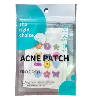 Cute Rhinestone Pimple Patches, Multi-Colored Hydrocolloid Acne Patches - 6