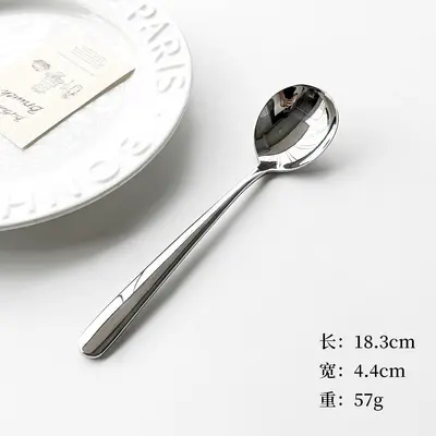 Edelstahllöffel 316, langer Griff, Kinderlöffel - 10