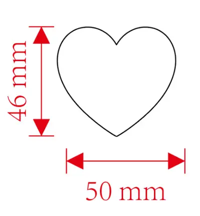 Quadratischer transparenter Acryl-Kühlschrankmagnet mit Magnetrückseite - 7