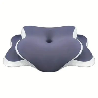 Butterfly memory foam pillow with cervical neck support - 8