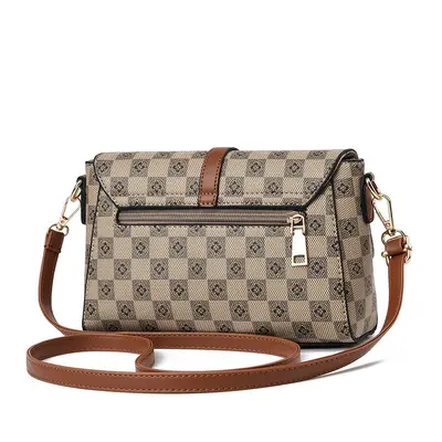Middle-Aged Mom Crossbody Bag, Korean Style Simple Shoulder Bag - 4