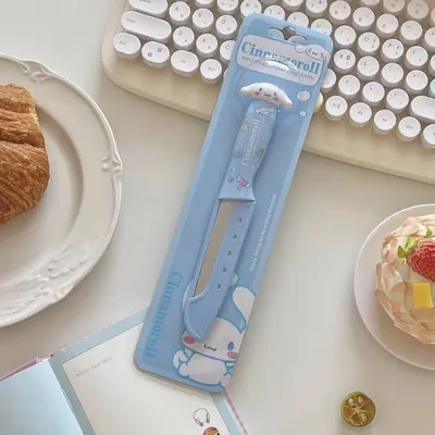 Meyve soyma bıçağı seti, paslanmaz çelik, çizgi film tasarım - 11