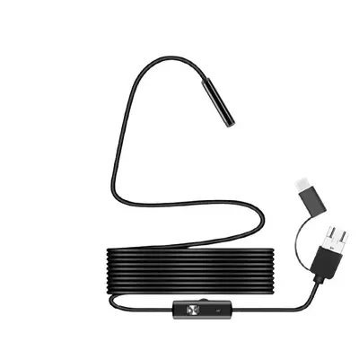 Phone endoscope with 3-in-1 interface and HD resolution