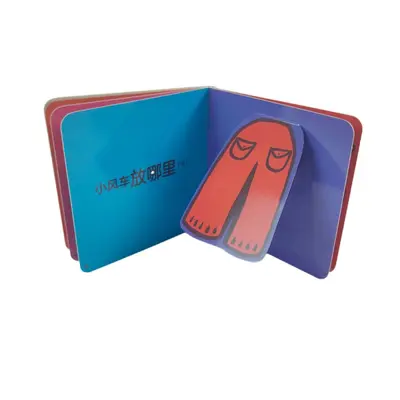 Kinderkartonbuch mit Löchern und Klappen, umweltfreundlich, zur Frühförderung - 6