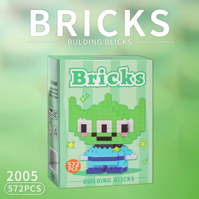 Micro Diamond Building Block Compatible Cartoon Figure Matching Toy for Children - 12