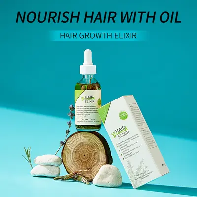 Kräuter-Haarwuchsöl, Kopfhautpflege und Anti-Haarausfall-Serum - 2