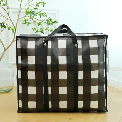 Free Shipping 2024 Moving Packing Bag Thickened Waterproof Luggage Bag Woven Bag Clothing Quilt Home Storage Bag Wholesale