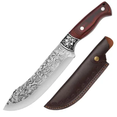 Yangjiang Metzgermesser-Set, handgeschmiedet, Hammerschlag - 10
