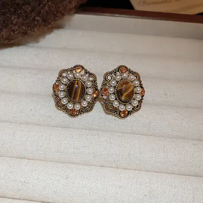 Maillard High-End Silbernadel geometrische asymmetrische Harz Herz Ohrringe für Frauen elegante erschwingliche Luxus Ohrringe Mode Ohrringe - 10