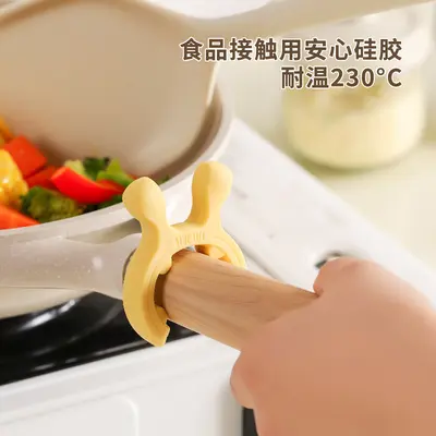 Silicone Spatula Rest with Anti-Overflow Design for Stove Top