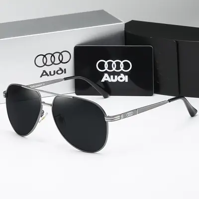 Солнцезащитные поляризованные HD очки Audi 4S Store в том же стиле для мужчин и женщин, модные стройнящие очки для езды на велосипеде и вождения на открытом воздухе - 4