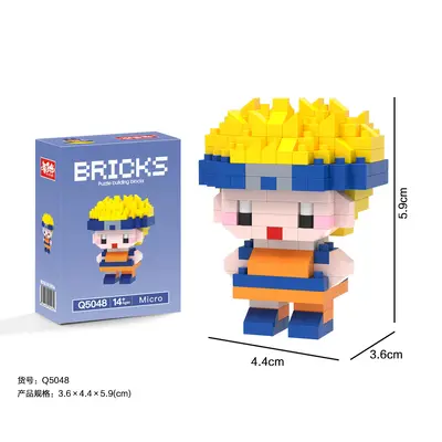 Sınır Ötesi Mikro Parçacık Yapı Taşları Çocuk Karikatür Figürü Eğitici Montajlı Yapı Taşları Kör Kutu Stres Giderici Oyuncak Action Figure Toptan