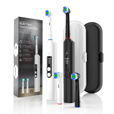 Wireless Charging Adult Electric Toothbrush, Rotating Head, Pressure Sensor - 6