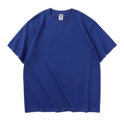AG280g Maqin Schwerlast-Schulterfreies T-Shirt mit Druck Morandi Ami Khaki Japanischer Retro-Stil Kurzarm bedruckt Stickerei - 10