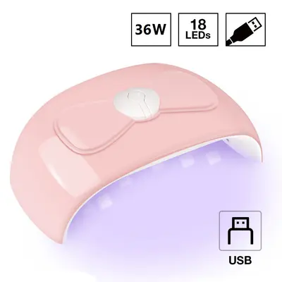 54W UV LED tırnak kurutucu, akıllı sensörlü, USB şarjlı