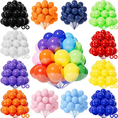 10 İnç Kalın Mat Lateks Balon, 20 Adet Paket, Doğum Günü ve Düğün Dekorasyonu