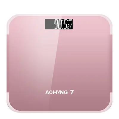 Large round-corner electronic household body scale