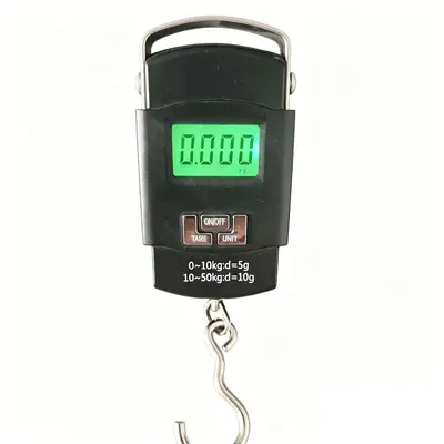 Çapraz sınır yüksek hassasiyetli taşınabilir elektronik terazi 50kg yaylı el terazisi geniş tutamaç taşınabilir askı terazisi - 7