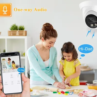 Acarte 4k CCTV POE HD Kamera Sistemi kiti iç mekan kubbe güvenlik kamerası