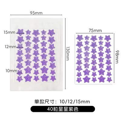 Cartoon Round Transparent Invisible Acne Patches 36 Pieces - 10