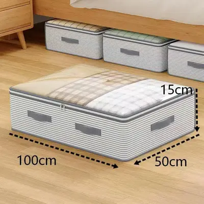 White Under-Bed Storage Box Foldable - 10