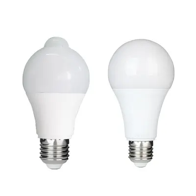 led radar sensörü ampul kızılötesi insan vücudu sensörü ses ve ışık kontrol sensörü merdiven koridoru E27 ses kontrolü ışığı - 6