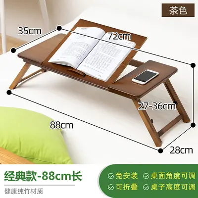 Folding Bed Table for Small Apartments, Children's Study Desk - 12