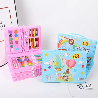 Back-to-School-Schulklassen-Geschenke 86-teiliges Aquarellstift-Set Kinder-Malset Farbstift-Set Geschenkbox Großhandel - 8