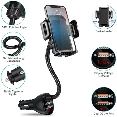 MagSafe Magnet-Ladegerät 3-in-1, Qi2.2 Auto-Ladehalterung - 10