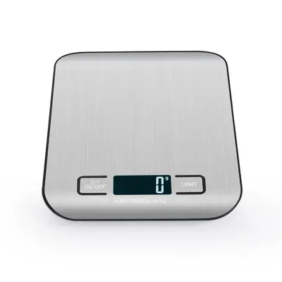 Cross-border stainless steel kitchen scale 1g USB rechargeable kitchen scale baking small balance scale practical and multi-purpose