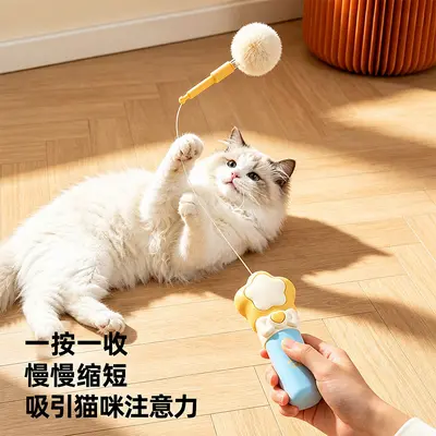 逗猫电动猫玩具逗猫神器电动逗猫器一件弹射消耗体力玩具猫用品