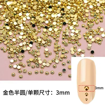 Metal Punk Mini Square Rivets for Nail Art and DIY Jewelry - 8