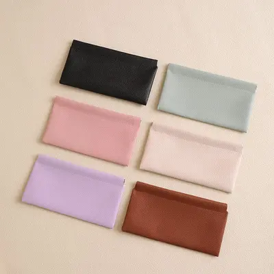 Cash Wallet Lychee Grain Minimalist Spring Coin Purse Large Long Portable Storage Pouch Men Women Small Wallet