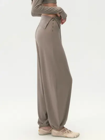 Women's Loose Yoga Pants for Pilates and Training - 3