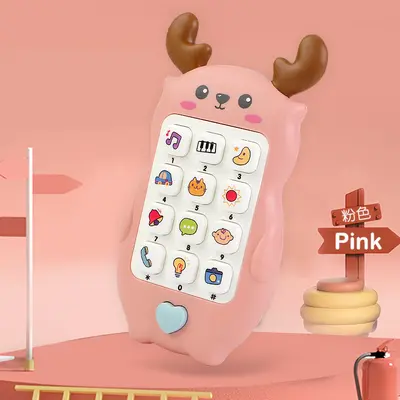 Kids' Musical Early Education Toy Phone with Cartoon Learning Machine - 10