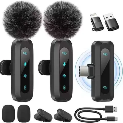 Direktverkauf vom Hersteller neues spezielles Modell J3 kabelloses Lavaliermikrofon Live-Streaming Outdoor-Kurzvideoaufnahme Rauschunterdrückungsmikrofon