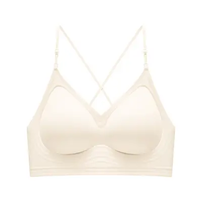 Women's Halter Backless Seamless Bra with Thin Straps, U-Shape - 9