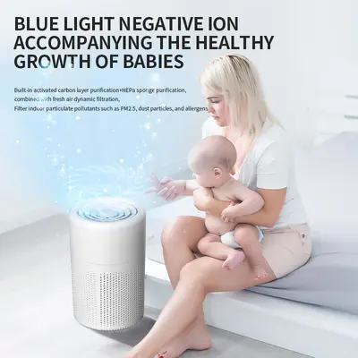 Cross-border USB air purifier for removing black odors, home air formaldehyde removal negative ion enclosed odor elimination gift bulk